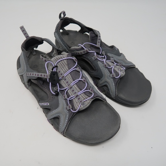 Womens Hi Tec Gray Sandals Size 8 - Picture 1 of 8